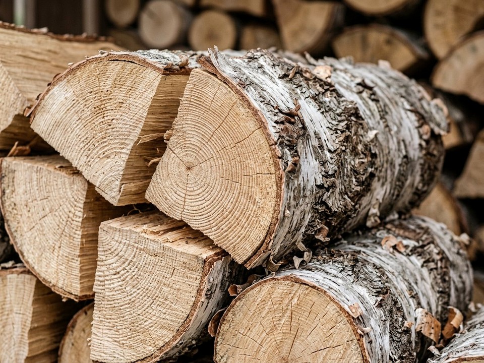Заготовка и распил берёзовых дров в Бутово